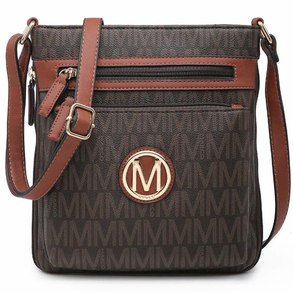 Crossbody Bags Travel Vegan Leather Multi Ziockets Crossbody >:) - Picture 1 of 7